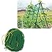Produktbild DOMDIL Pflanzennetz Stütznetz Gartennetz Klettergerüst Nylon-Gitter Netz Ranknetz für Gurken Unterstützung für Kletterpflanzen, Rebe und Veggie Spalier Netz, 3.6x5m, Maschengröße: 10x10cm, grün