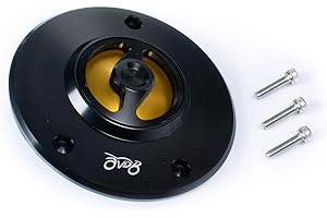 avdb-moto Tankdeckel Tankschloss Schnell Freigabe 1/4 kompatibel mit KAWASAKI Z750S Z-750S 2005-2007, ER5 TWISTER 2001-05, Z750 Z-750 2004-06, Z1000 Z-1000 2003-06, ZZR 1200 ZXT20C 2002-06 (Or)