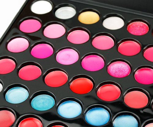 Modisch 66 Farben Make-Up Lippenstift Lipgloss Palette mit Pinsel - 4