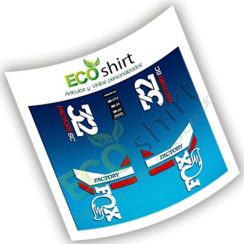 PEGATINAS FOX 32 FACTORY SC ECO56 FORK STICKERS AUFKLEBER ADESIVI BIKE