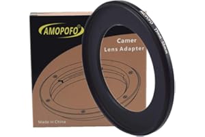 AMOPOFO 77 to 55mm Camera Filters Ring/77mm to 55mm step down rings Filter Adapter for UV,ND,CPL,Metal step down rings,Compatible with All 77mm Camera Lenses & 55mm Accessories