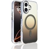 Case for Senon Apple iPhone 17 Transparent Color Transitional Zore Toros Cover with Magsafe Compatible Charging Feature (Grey)