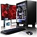 Produktbild VIBOX Armageddon RL580-590 Komplett-PC Paket Gaming PC - 4,2GHz Intel i5 Quad Core CPU, Radeon RX 580, leistungsfähig, Wassergekühlter Desktop Gamer Computer mit Spielgutschein, 28" 4K Monitor, Gamer Tastatur & Mouse, Windows 10, Weiß Innenbeleuchtung, lebenslange Garantie* (3,8GHz (4,2GHz Turbo) Intel i5 7600K Kabylake Quad 4-Core Prozessor CPU, MSI Radeon RX 580 8GB Grafikkarte, 16GB Team 3000MHz DDR4 RAM, 240GB SSD, 3TB Festplatte, Corsair H100i GTX Wasserkühler, Corsair Gehäuse)