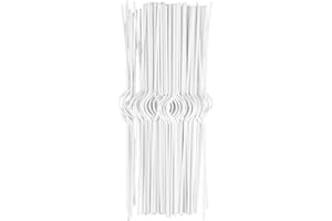 NUOBESTY Lot de 100 crochets pour calendrier blancs 8 pouces fer double spirale crochets rustiques pour accrocher des calendriers affiches et des bannières faciles à installer