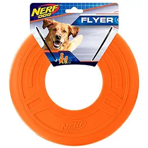 Nerf Dog 10in Atomic Flyer - Orange