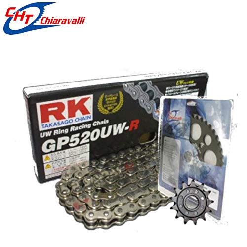 9050 KIT TRASMISSIONE CATENA RK 428MXZ 132 MAGLIE PIGNONE 13 CORONA 56 COMPATIBILE CON HM MOTOR CRE Derapage 50 01 > 03 CHIARAVALLI
