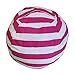 Produktbild Coalesceaihe Große Kapazität Leinwand Gefülltes Plüsch Spielzeug Kleidung Aufbewahrung Zuhause Sitzsack Organizer, Rosarot, S