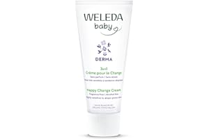 WELEDA - Crème pour le Change Mauve Blanche - Protège, régénère et apaise les irritations du siège des bébés - Peaux très sensibles ou à tendance atopique - NATRUE* - 50 ml