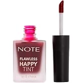 Note Cosmetics Flawless Happy Tint Lip & Cheek 02 Wild Cherry Dudak ve Yanak Renklendirici Likit Allık, Mor