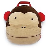 Skip Hop SKI-ZOO-TRAVEL-MONKE Kuscheldecke, Motiv Affe