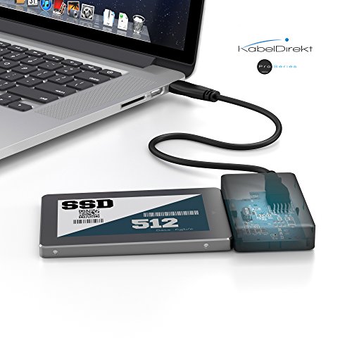 KabelDirekt USB 3.0> SATA Adapter  2,5 Zoll SSD/HDD bis 2TB - 5