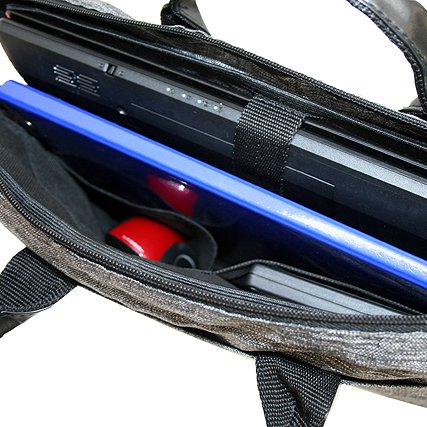 Laptop Notebook UNI MINIERT **11 FARBEN** Aktentasche Hülle Case 15,6 – 17,0 – 17,3 ZOLL Laptoptasche NEU 41x31x6cm oder 38x28x6cm (17-3 ZOLL, Blau) - 2