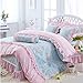 Produktbild DFyuT Bettwäsche Heimtextilien Lace Bed Rock Vier-Piece Cotton Princess Lace Set 1,5-1,8 M Bett,Bettbezug 200 * 230CM Bettrock 200 * 220,A1895