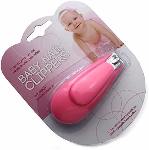 BABY NAIL CLIPPER SAFETY Cutters DELUXE Suits From Birth Kids Toddler Pink Blue