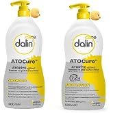 Dalin Care Atocure 2'li Set, Şampuan 400ml & V&uuml;cut Losyonu 500ml, Atopik Cilt Bakım