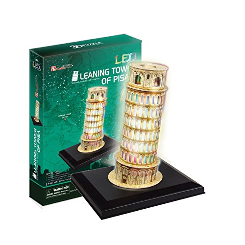 Preisvergleich Produktbild Puzzle 3D mit Led - Schiefer Turm von Pisa
