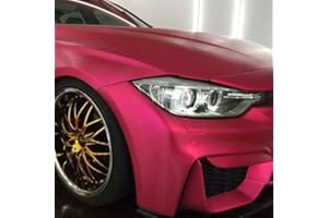 SPEEDWERK-MOTORWEAR 3D Chrom Matt Metallic PINK mit Luftkanälen ,Car Wrapping, Profi Folie 5m x 1,52m