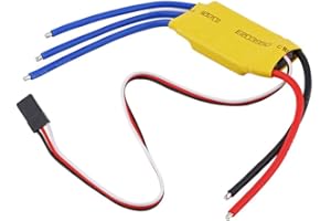 ICQUANZX 30A RC contrôleur de vitesse électrique de moteur sans balai, contrôleur de vitesse de moteur sans balai ESC, pour bateau d'hélicoptère RC BEC ESC T-rex 450 V2