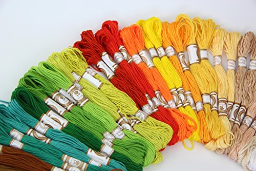 100 échevettes de fil mouliné 100% coton - 4