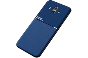 Kepuch Mowen Funda Case Carcasa Placa de Metal Incorporada para Huawei Mate 10 - Azul