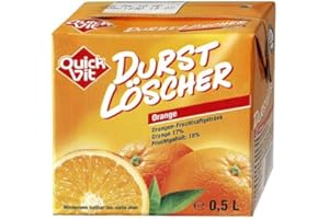 24 Packungen a 500ml Durstlöscher Quickfit Orange mit Strohhalm Fruchtsaftgetränk