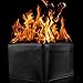 Produktbild maistore Neuheit Magic Trick Flame Fire Wallet Big Flame Magician Trick Wallet Stage Street Show Fashion Gummi Faltportemonnaie