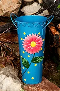 Flower vase/Bucket Blue(Home Decor, Gift Items)