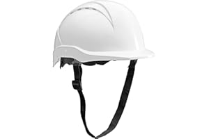 ACE Patera Casque de Chantier - Casque de Sécurité - Casque de Protection avec Fermeture Rotative - Blanc