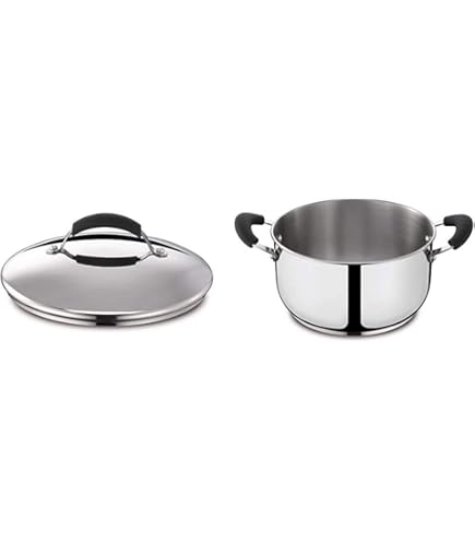 Pentola LACOR con coperchio professionale in acciaio inox, capacità 10 Pentola LACOR con coperchio professionale in acciaio inox, capacità 10