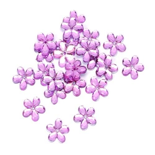 120 Stück Spiegelblumen in Rosa