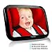 Baby Car Mirror - Back Seat Rear View - Fully Adjustable to Fit Any Headrest - 360 Tilt & Turn Function - Wide Convex Shatterproof Glass and Fully Assembled - Crash Tested and Certified for Safety by BabyCakes