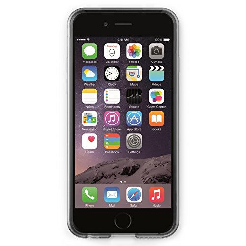 KHOMO   Funda iPhone 6 Plus y 6S Plus H  brida Transparente Carcasa con Bumper Invisible Protector Antichoque para Apple iPhone 6 PLUS   6S PLUS  5 5   - Hybrid Clear