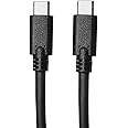 C & E USB C to Type C Cable, USB 3.1 Type C Gen 2 Fast Charge Cable, 100W Power Delivery, 10Gbps Data Transfer, 4K@60Hz Video Output, Compatible for Type-C Device (Black, 3ft)