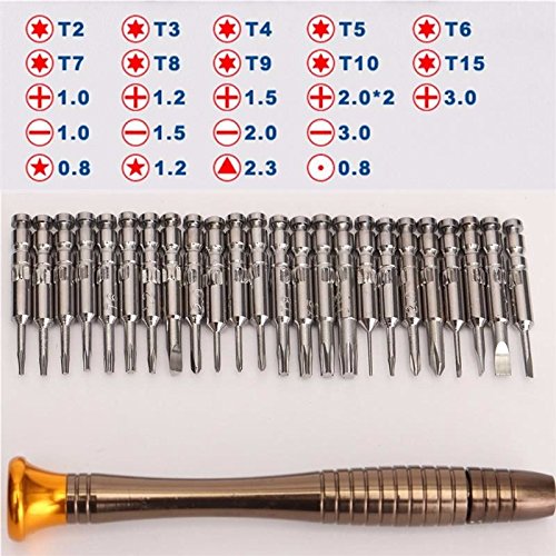25-in-1 Schraubendreher-satz Summingbest Handy Reparatur Werkzeuge tool kit multitool handwerkzeuge für Handy, Uhr, Tablet, PC usw. - 3