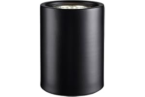 HAYSOM INTERIORS Small and Contemporary Matt Black LED Table/Floor Lamp Uplighter by Happy Homewares