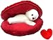 Gift For Girls- Red Heart Teddy Cushion With Small Red Heart RS.529.00