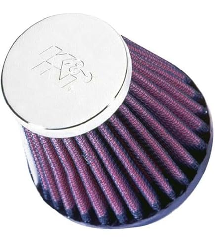 K&N High-Flow Original Lifetime Universal Clamp-On Air Filter: High Performance, Premium, Washable: Flange Diameter: 6 In, Filter Height: 8 In, Flange Length: 0.625 In, Shape - View #13
