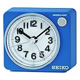 Seiko Unisex Wecker Analog Kunststoff weiß QHE100L
