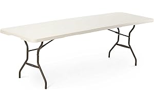 Lifetime - Mesa Plegable Multifuncional, 244x76x74 cm, Blanco, LFT 244 Folding