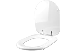 IDROTOP Copriwater Cesame BELLE EPOQUE ORIGINALE BIANCO Cerniera Cromo