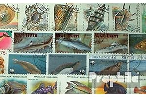 PROPHILA COLLECTION Motives 200 Divers Poisson et Les Animaux Aquatiques Timbres (Timbres pour Les collectionneurs) Eau Animaux
