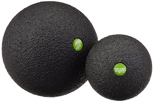 Perform Better Erwachsene PB Blackroll Ball (: Set) Massagebälle, Schwarz, 8 /12 cm