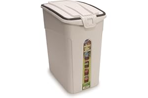 Arquivet, Contenedor hermético para pienso de perros o gatos, Hasta 14 litros, 5 Kg, Cubo para guardar la comida de nuestra mascota, Incluye pala dosificadora,19,5 x 31 x 34 cm