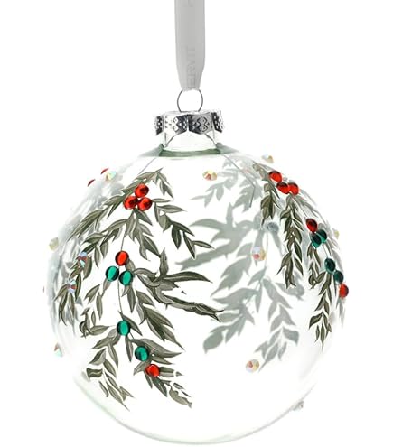 Antiche palline di Natale in vetro soffiato e mani decorate - Catawiki
