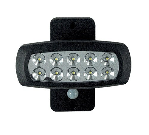 Mauk Solar LED Strahler Beleuchtung mit Bewegungsmelder, 10Leds, 1 Stück, 1849
