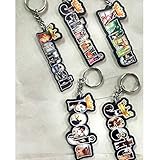 Unique Stuff Personalised Name Keyrings (Multicolour)
