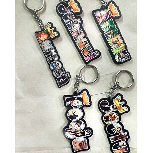 Unique Stuff Personalised Name Keyrings (Multicolour)
