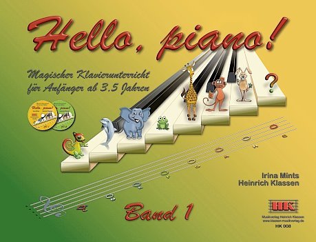 Preisvergleich Produktbild Mints, Irina: Hello Piano Band 1 (+2 CD's) : für Klavier