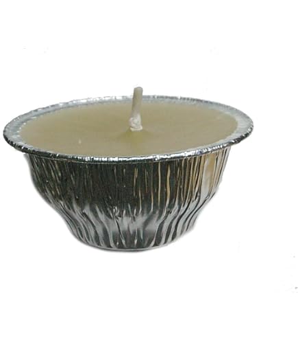 10 Stück Gartenkerzen Flammschalen – Helle Flammen, Lange Brenndauer, Für Draußen Geeignet (ohne Kerzen)