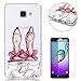 Produktbild CaseHome Case for Samsung Galaxy A3 2016/A310F Hülle Weiche (with Displayschutzfolie) Flexibel Klar Gel Silikon Stoßfest Durchsichtig mit schönem farbenfrohem Muster-Ballett-Schuhe